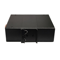 Conmutador Industrial TiNCAM con 8 Puertos Ethernet 10/100/1000 y 1 Puerto Gigabit SC, IP40, DC12~52V, Soporte VLAN de 20 km para Cámaras IP
