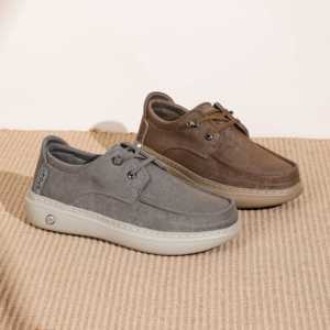 Zapatos Casuales de Moda, Nuevos, con Amortiguación, Suela Suave, Ligeros, Transpirables, Sin Cordones, para Verano - Product Image 4