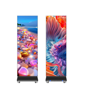 จอโปสเตอร์ LED แบบพับได้แนวตั้ง พร้อมล้อเลื่อน ความสว่างสูง อัตรารีเฟรชสูง สำหรับใช้ภายในอาคาร ร้านค้า ลิฟต์ และพื้นที่ต่างๆ - Product Image 4