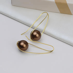 Pendientes Retro de Plata S925 para Mujer, Accesorios de Joyería DIY con Perlas, Aretes con Forma de Flor, Bandeja Vacía Personalizada, Estilo Moderno - Product Image 2