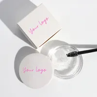 Private Label Makeup Vegan Eyebrow Wax Styling Tinted Waterproof Clear Brow Soap Gel
