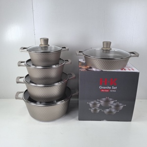 Bộ nồi chống dính HK <span class=keywords><strong>Small</strong></span> Drill 10 món dành cho gia đình - Product Image 4