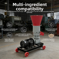 Nouvelle machine à granulés haute productivité pour l'élevage de poulets, canards, porcs, bovins, moutons, machine à granulés d'aliments pour animaux