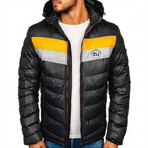 Blouson universitaire tricoté de haute qualité pour homme, broderie personnalisée 380 GSM, style baseball, coupe-vent, performance, fourrure de renard, ODM - Product Image 1