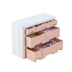 Storage Drawers Plastic Desktop Computer Drawer Storage Box Organizer Monitor Desktop Organizer Makeup Stackable Storage Drawers