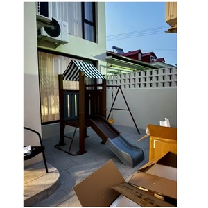 हॉट सेलिंग आउटडोर बच्चों स्विंग स्लाइड सेट आउटडोर मेटल पैटियो स्विंग बच्चों के आउटडोर प्लेग्राउंड स्विंग, बिक्री के लिए स्लाइड - Product Image 5