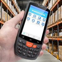 Penjualan Langsung Pabrik Stok Tersedia Terminal Genggam Android15 Tangguh 4 Inci untuk Pemindai Barcode 2D 4GB RAM+64GB ROM Baterai 4000mAh