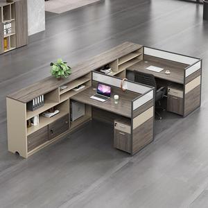 Estación de Trabajo de Oficina de Lujo de Dos Lados para 6 Personas, Venta Caliente en <span class=keywords><strong>Alibaba</strong></span> - Product Image 4