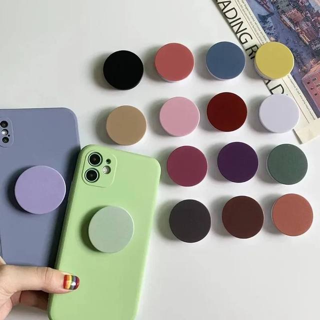 Mobile Phone Accessories Custom Adhesive for Socket Grip Holder Flexible Waterproof Design Custom Logo Printing Universal Phone