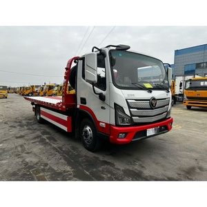 Foton Aumark One-Tow-Two Diesel Nouveau Camion de Dépannage Manuel à Plateforme Plate Entièrement Rétractable pour le Sauvetage Routier Urbain - Product Image 3