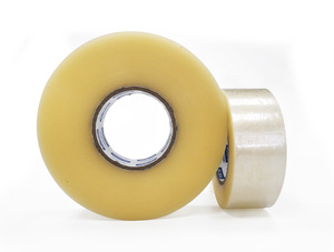 Pita OPP Transparan Kuning 45mm 100yard 200yard 300yard Pita Pengemas Kuat - Product Image 5