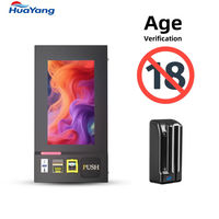 Distributeurs automatiques de cigarettes HuaYang Party Clubs, petits, avec lecteur de carte, écran tactile 32 pouces, intelligents, muraux, mini