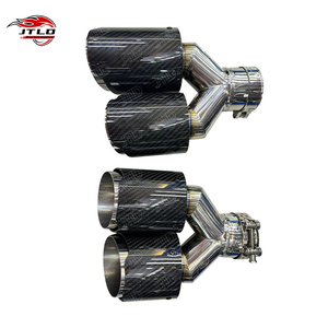 Tubo de <span class=keywords><strong>Escape</strong></span> Universal de Fibra de Carbono para Automóvil con Núcleo de Acero Inoxidable, para Sedán/SUV/Camioneta, Estilo <span class=keywords><strong>Akrapovic</strong></span> - Product Image 2