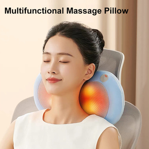Tragbare heiße Verkauf Auto Home Heizung Hals Rücken Schulter Taille Shiatsu Massage Kissen schlafen Massage kissen - Product Image 5