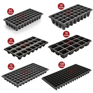 Plateau de propagation en PS durable à 50 alvéoles, écologique, <span class=keywords><strong>pour</strong></span> <span class=keywords><strong>semis</strong></span> en serre et en ferme - Product Image 4