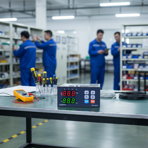 온도 조절기 TC3-401T/501T/701T 캐비닛 온도 시간 통합 디지털 디스플레이 다기능 기계 100-240VAC - Product Image 2