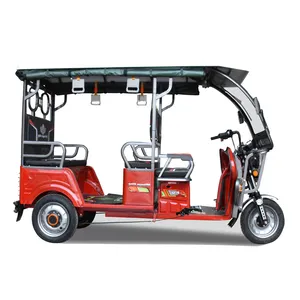 Заводская распродажа, 2023 новая модель, электрическая рикша с тремя колесами, для взрослых пассажиров, дешевый Электрический тук-тук