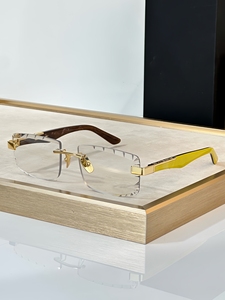 Monture de Lunettes Optiques de Luxe Designer 2025 en Acétate Métallique, Lunettes de Lecture Multisports Sans Monture à Coupe Diamant pour Femmes et Hommes - Product Image 3