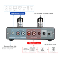 1 adet T1 PRO vakumlu tüp preamplifikatör amplifikatörler ev ses RCA Bluetooth girişi bas tiz kontrolü HiFi Stereo AUX 12V tetik
