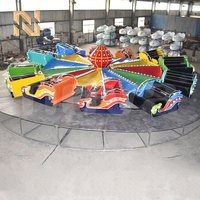Manège Nova Rides Musical Express Thunder Beat à 36 places, avec plateau tournant à 360 degrés, pour parcs d'attractions et fêtes foraines, à vendre