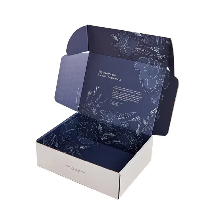 Wholesale Recycled Custom Printed Logo Cosmetic Packaging Gift Boxes Luxury Cardboard Box Packaging Clamshell Gift Boxes