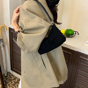 Bolso bandolera de mujer 2025, nuevo, con textura mate, estilo dumpling, para llevar bajo el brazo, sencillo y casual. - Product Image 3