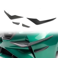 Ailerons avant en fibre de carbone véritable pour BMW G90 M5 G99 2025 – 4 pièces