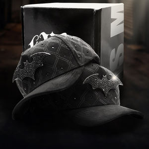 <span class=keywords><strong>Gorra</strong></span> de Béisbol Unisex con Logotipo de Murciélago Gótico con Pedrería, Bordado 3D, Estilo Deportivo Vintage, con Correa Ajustable, Nueva Llegada 2026 - Product Image 2