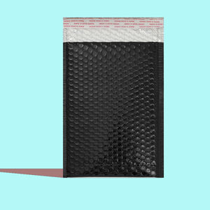 Film en aluminium bordeaux épaissi, 15cm x 20cm + 4 sacs à bulles, sacs express, sacs d'emballage cosmétique, vente en gros - Product Image 2