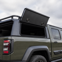 Hardtop en aluminium pour camionnette, coque de camping avec fenêtres à persiennes, plateforme de toit avec porte-clés pour Toyota Tacoma 5FT OEM