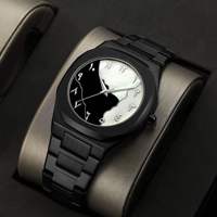 1158 Cs008 Montre de Luxe à Mouvement Quartz pour Hommes, Étanche en Plastique Polycarbonate, Style Arabe, Montre-Bracelet Musulmane Tendance