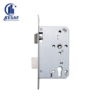 Serrure à mortaise large pour porte extérieure en bois OEM ODM KESAF, anti-effraction, en acier inoxydable 7270, grade 1 ANSI, 1 clé, installation facile, entrée