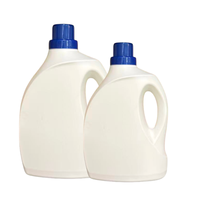 Vente flash : Ensemble de bouteilles de détergent à lessive liquide rose en plastique recyclable de 3 L et 4,4 L