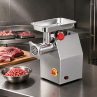 Hachoir à viande électrique commercial avec têtes interchangeables, hachoir à légumes, poussoir à saucisses, trancheuse, râpe, coupe-dés, robot culinaire