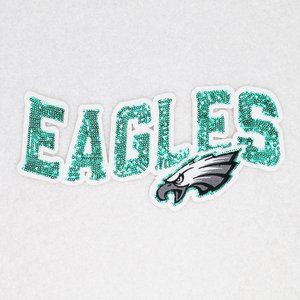 New Products Embroidery Sequin Iron On Patch Eagles Chenille Embroidery Patches Eagle - Product Image 1