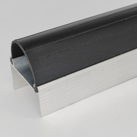 Bande d'étanchéité en caoutchouc pour porte de garage enroulable, bande d'étanchéité universelle pour porte de garage en forme de U