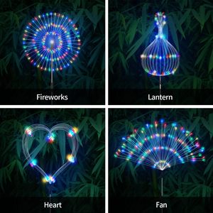 Outdoor IP65 Solar <b>LED</b> Garden <b>Light</b> with Motion <b>Sensor</b> Waterproof Copper Wire & Decorative Sparkles - Product Image 2
