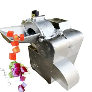 Industrial Vegetable Cube Cutting Machine Fruit Potato Carrot Dicing Slicing Cube Cutting Machine