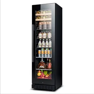 Adjustable Removable Shelves Small Drink Dispenser Machine Beverage Refrigerator Cooler Fridge for Office or Bar