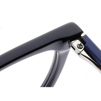 Monture de lunettes optiques unisexe BONA en acétate, design solide et classique avec décoration imprimée tendance pour verres de myopie, nouvelles lunettes