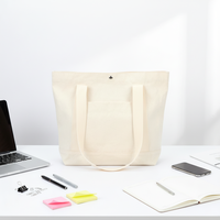 Sac fourre-tout en toile écologique personnalisable avec fermeture à bouton-pression et bandoulière pour les voyages, les activités de plein air, l'usage quotidien et le shopping