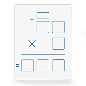 Dụng Cụ Dạy Học Tùy Chỉnh Bảng Trắng Tập Luyện Hai Mặt Cho Lớp Học Tại Nhà Bảng Nhân Dài Xóa Khô Cho Trẻ Em - Product Image 2
