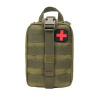 Vintage Camouflage 900D taille grande capacité pochette médicale cadre externe fermeture à glissière Oxford Polyester tactique trousse de premiers soins