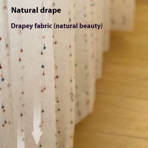 Dễ thương màu hồng tùy chỉnh mô hình rắn phong cách hiện đại màn rèm cửa cho phòng khách thoáng khí ánh sáng mờ & valances - Product Image 1