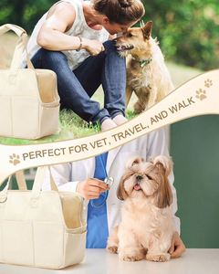 Échantillon gratuit - Sac de transport pour chien et chat, vente chaude 2023, capacité jusqu'à 20 lbs, sac en polyester avec côtés souples pour chiens et chats - Product Image 3