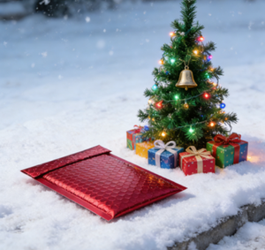 Prix d'usine, enveloppes à bulles co-extrudées en or rouge métallisé, sacs à bulles rembourrés pour courriers - Product Image 6