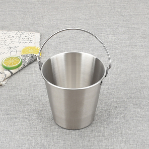 Cubo de Hielo de Acero Inoxidable 304, Enfriador de Vino, Enfriador de Champán, Cesta para Patatas Fritas, para Bar, Restaurante, Fiestas, Aire Libre - Product Image 1