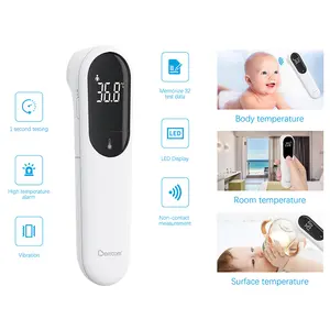 Berrcom חום אוטומטי ללא מגע מצח בדיקה כפולה מהיר למדוד מדויק טמפרטורת אינפרא אדום גוף תינוק מדחום