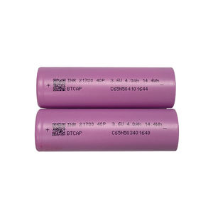 Btcap แบตเตอรี่ลิเธียมไอออนทรงกระบอก21700 4000มิลลิแอมป์40P 70A <span class=keywords><strong>3</strong></span>.6โวลต์4000มิลลิแอมป์ต่อชั่วโมง - Product Image 2