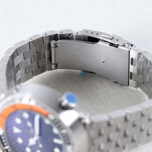 Reloj MINUTETIME Personalizado con Logotipo NH35 para Hombre, Modelo Tuna, Acero Inoxidable 904l, Luminoso, Mecánico Automático, Plateado, Cristal de Zafiro - Product Image 5